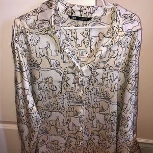 Gorgeous Elephant blouse from Zara